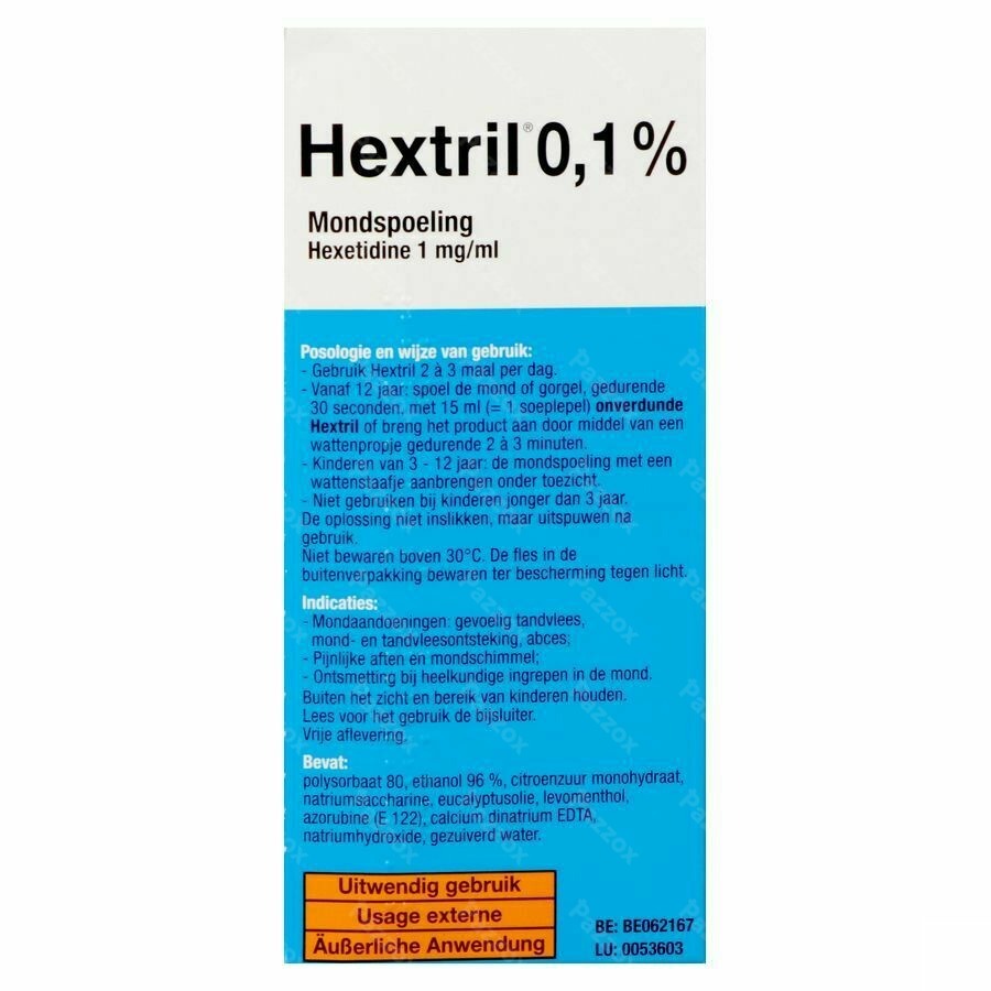 Hextril 0,1% Mondspoeling 200ml