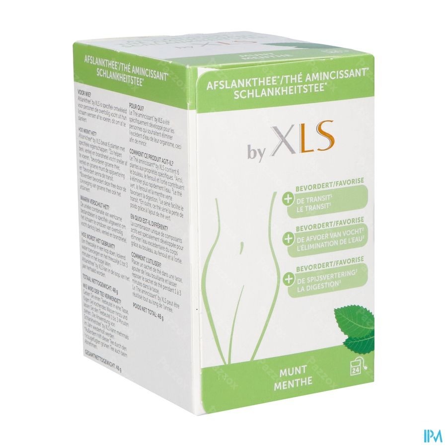 Xls Afslankingsthee Munt Zakje 24