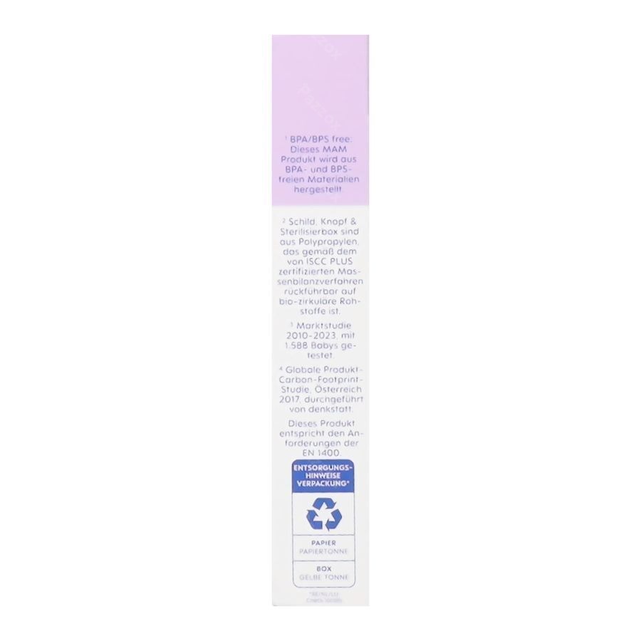 Mam Perfect Night Fopspeen Silic.pure 0-6m Pink 2