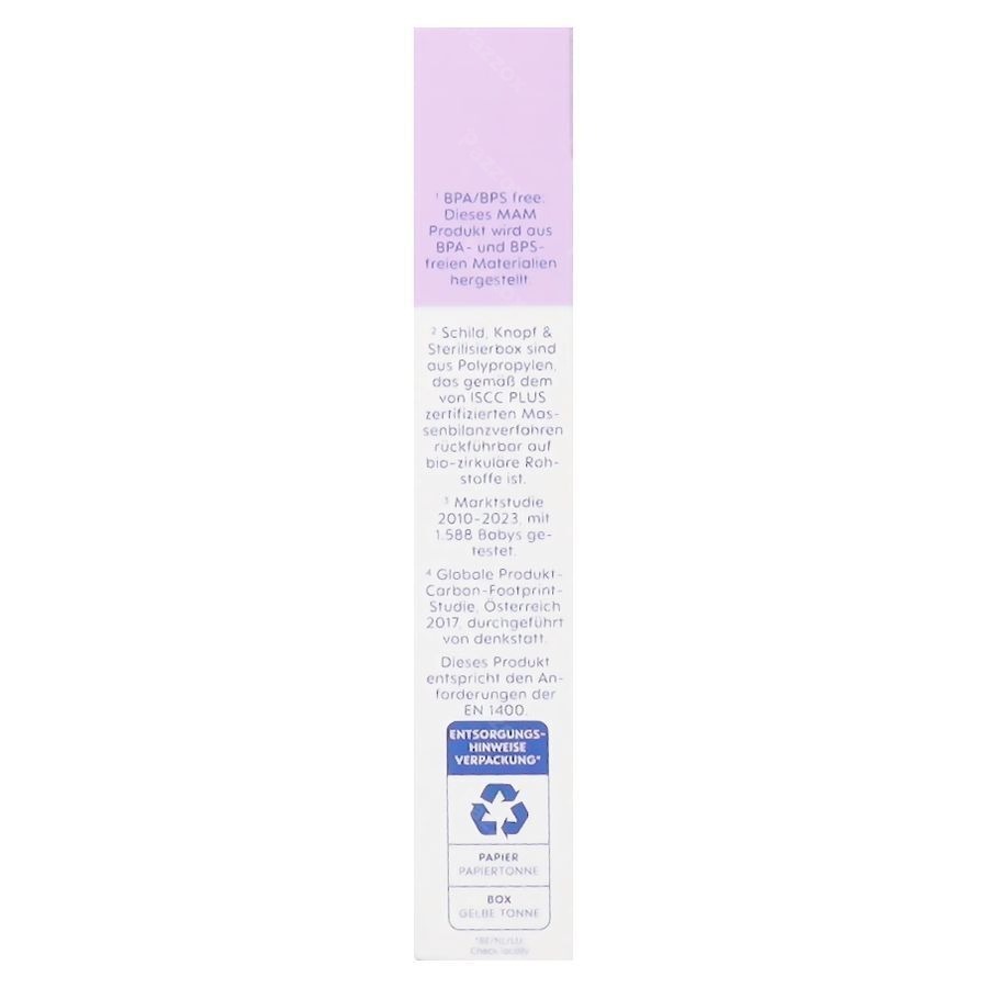 Mam Perfect Night Fopspeen Silic.pure 0-6m Pink 2