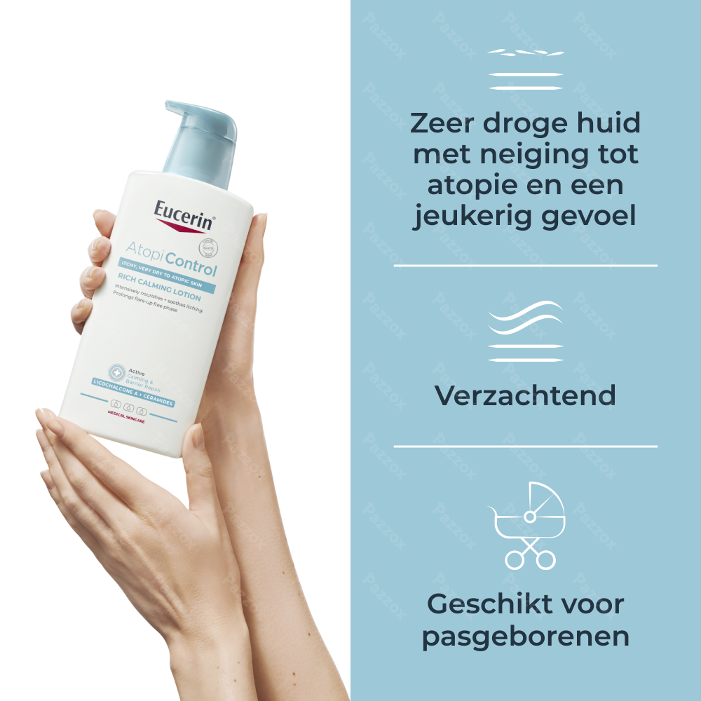 Eucerin AtopiControl Lotion Droge Huid met neiging tot Atopie met pomp 400ml