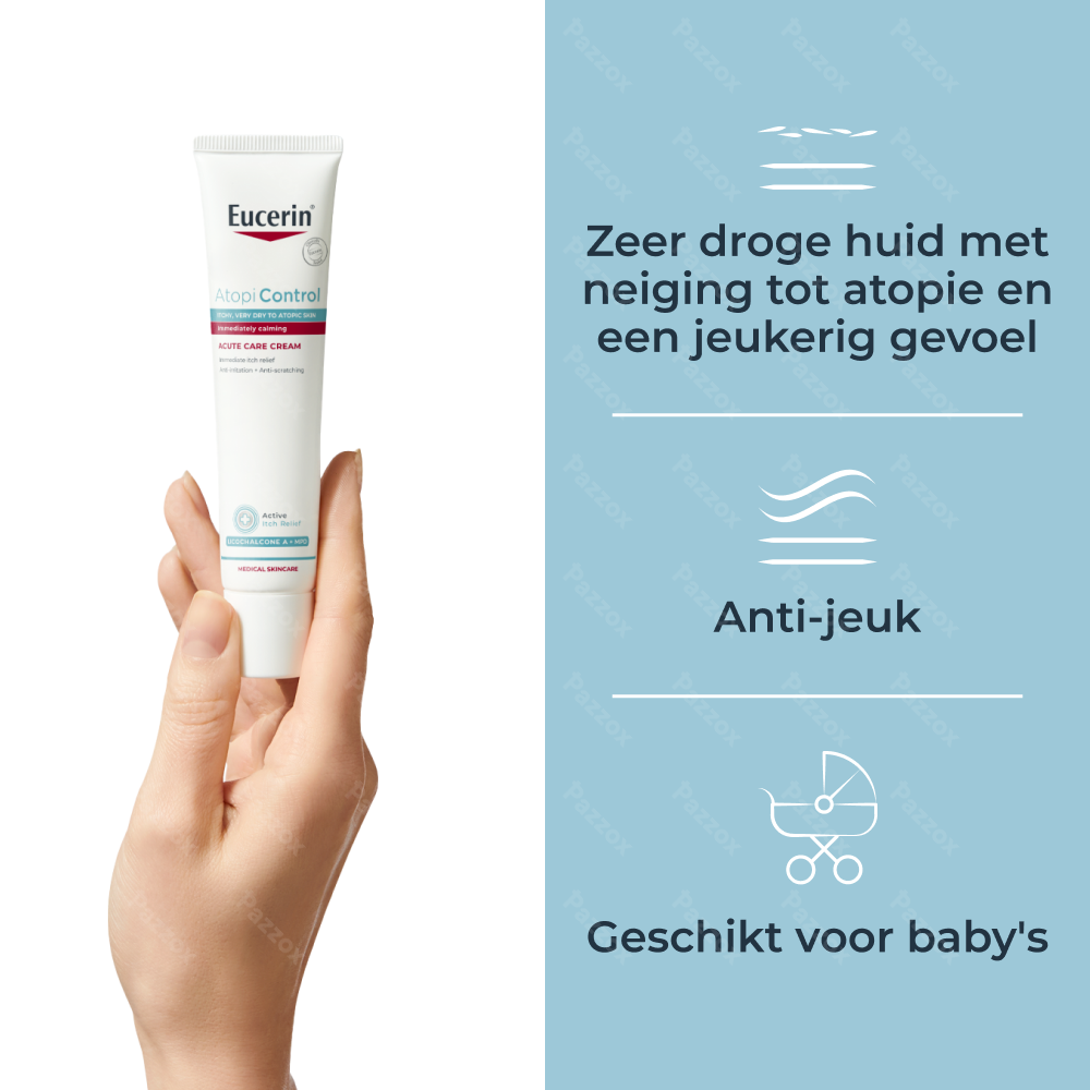 Eucerin AtopiControl Intensief Kalmerende Crème Droge Huid met neiging tot Atopie 40ml