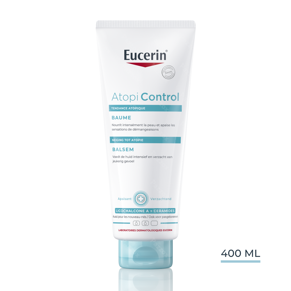 Eucerin AtopiControl Balsem Snel Absorberend Zeer Droge Huid met neiging tot Atopie Tube 400ml