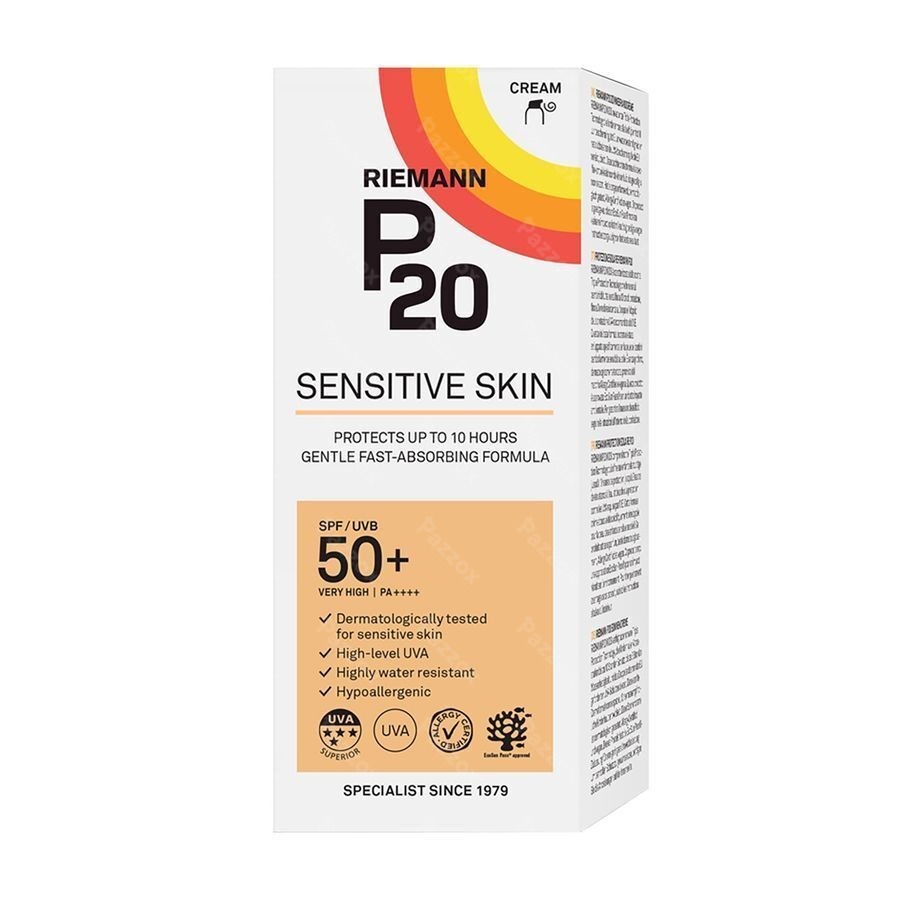 Riemann P20 Zonnecrème Gevoelige Huid SPF50+ 200ml