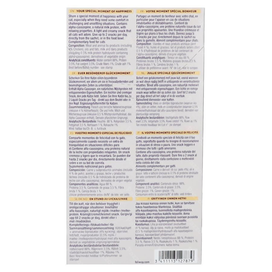 Feliway Happy Snack Kip 6x15g