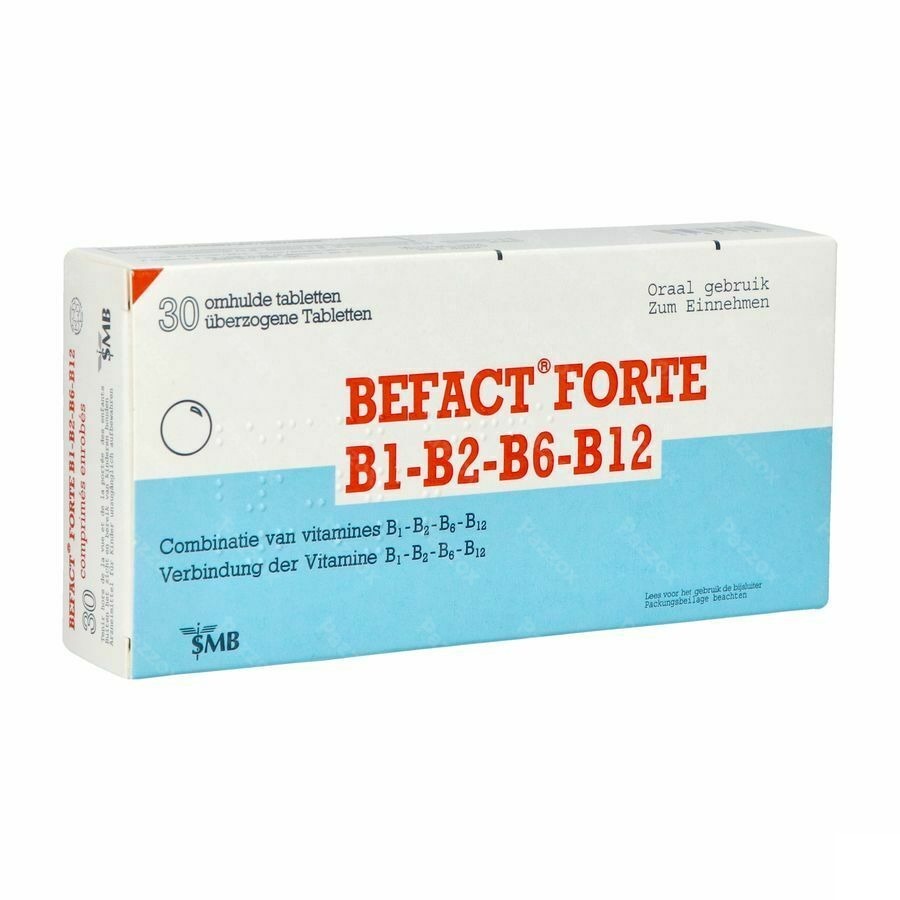 Befact Forte B1-b2-b6-b12 Omhulde Tabl 30