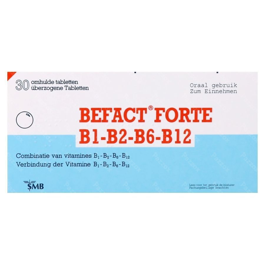 Befact Forte B1-b2-b6-b12 Omhulde Tabl 30