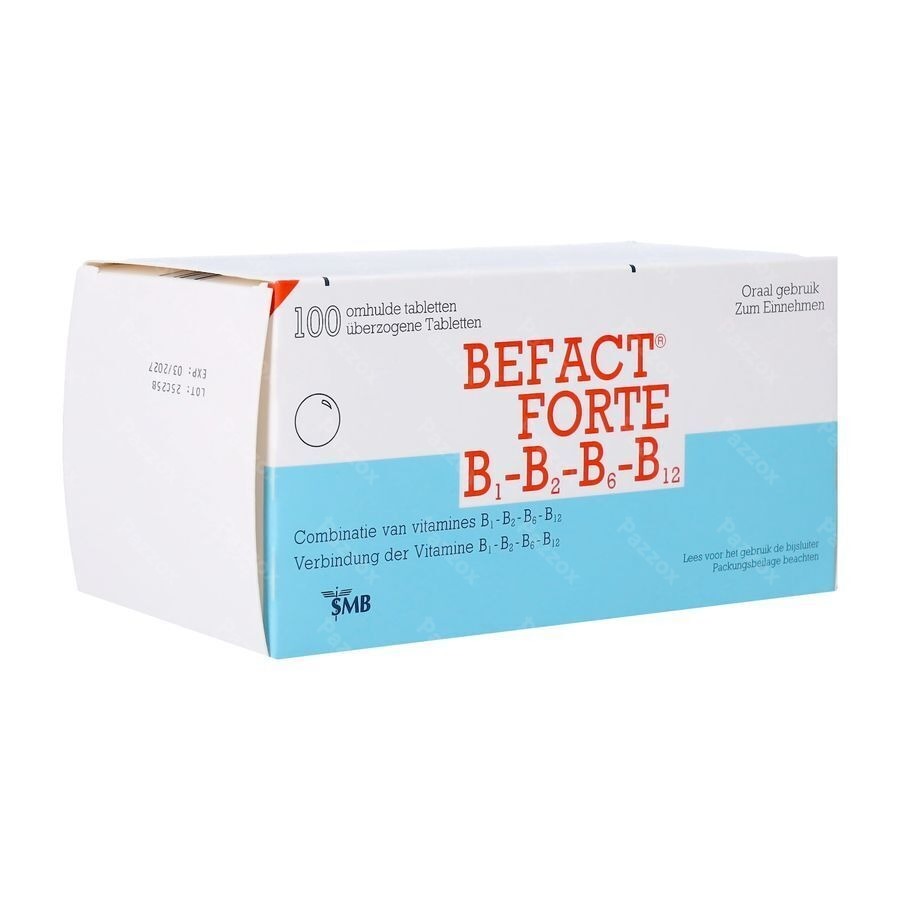 Befact Forte B1-B2-B6-B12 100 Tabletten