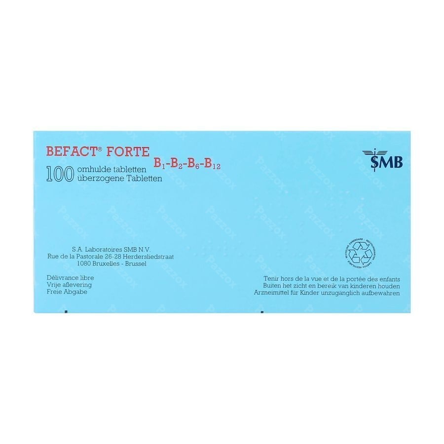 Befact Forte B1-B2-B6-B12 100 Tabletten