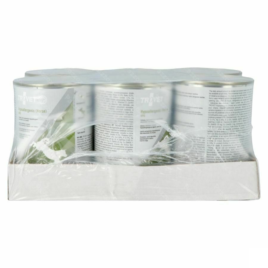 Trovet Hpd Hypoallergenic Hond Horse 6x400g Vmd