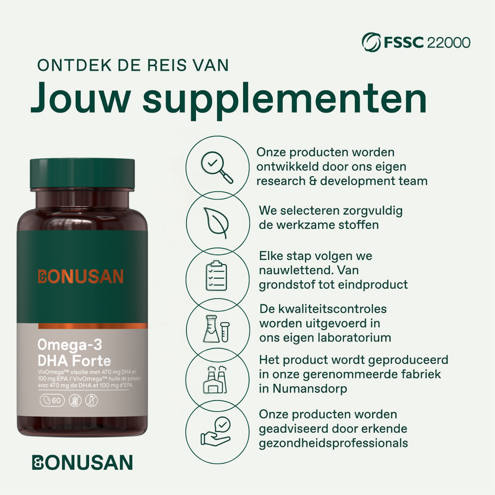Bonusan Omega-3 DHA Forte - 60 capsules