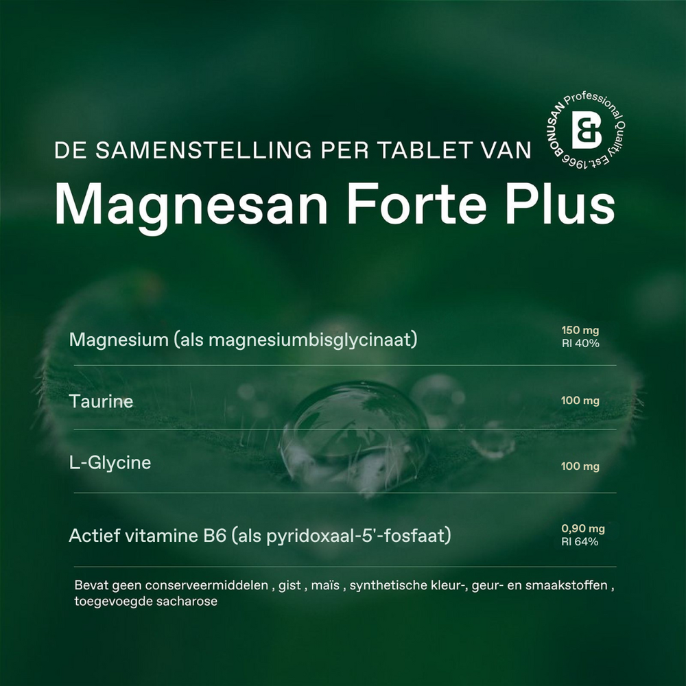 Bonusan Magnesan Forte Plus - 120 tabletten