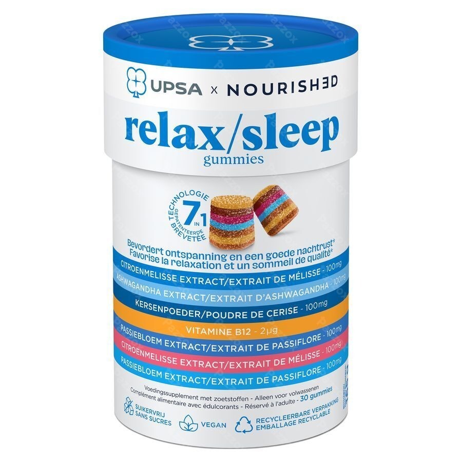 Upsa Nourished Relax/sleep Gummies 30