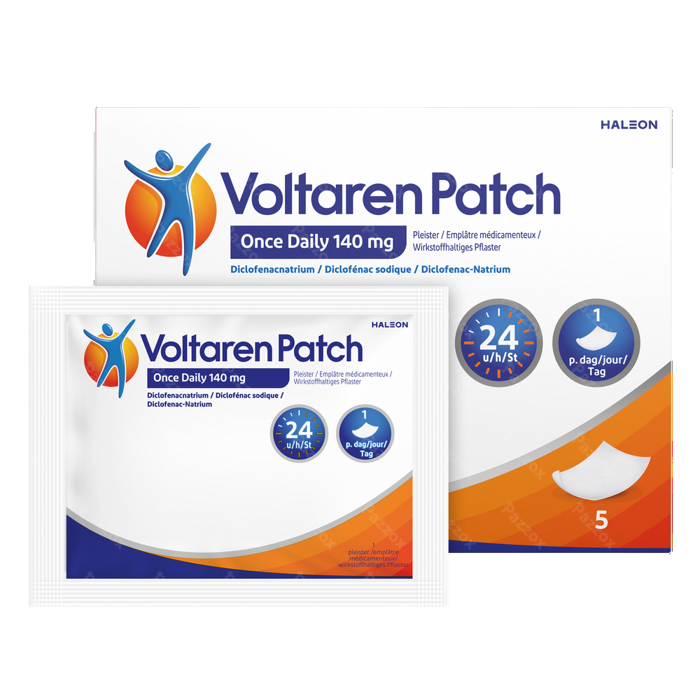 Voltaren Patch 140mg Once Daily 5 Pleister