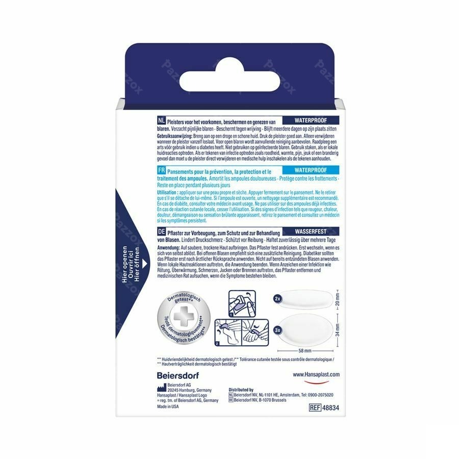 Hansaplast Blister Pleister Sos Mix 5