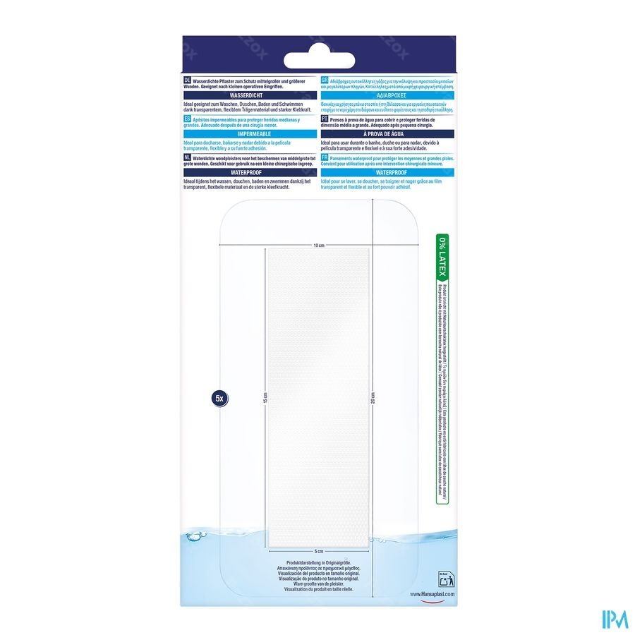 Hansaplast Aqua Protect 4xl Strips 5
