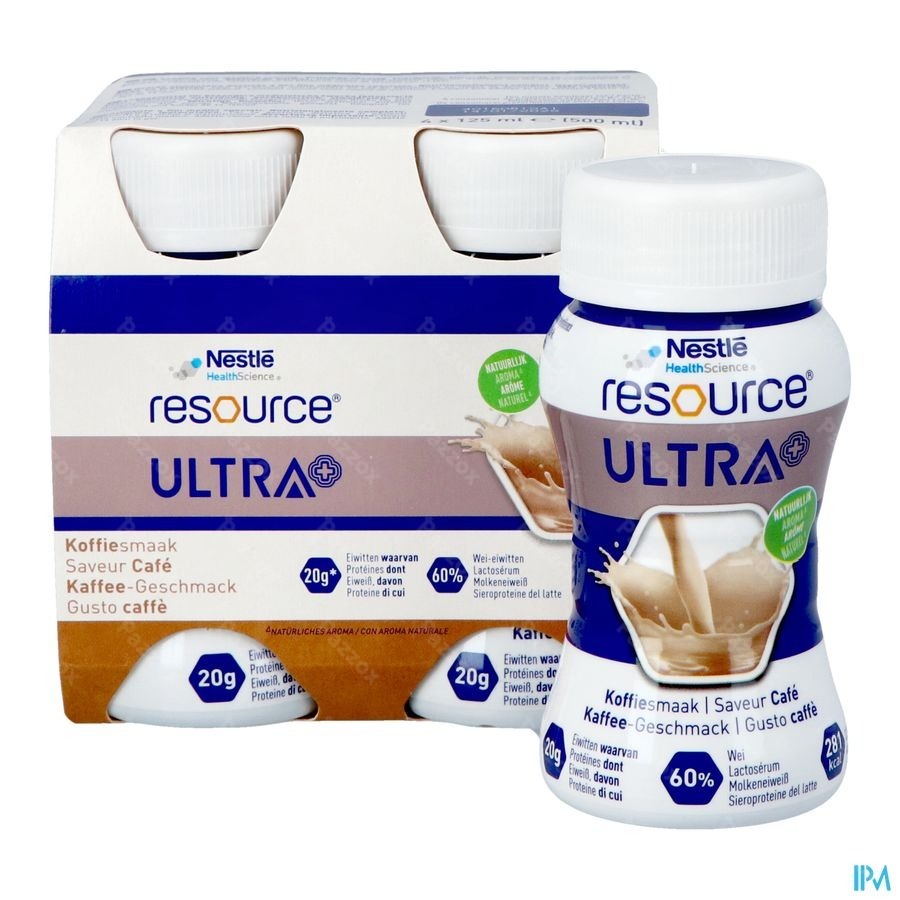 Resource Ultra+ Koffiesmaak 4x125ml Nf