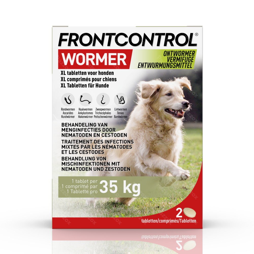 Frontcontrol Wormer XL Honden 2 Tabletten