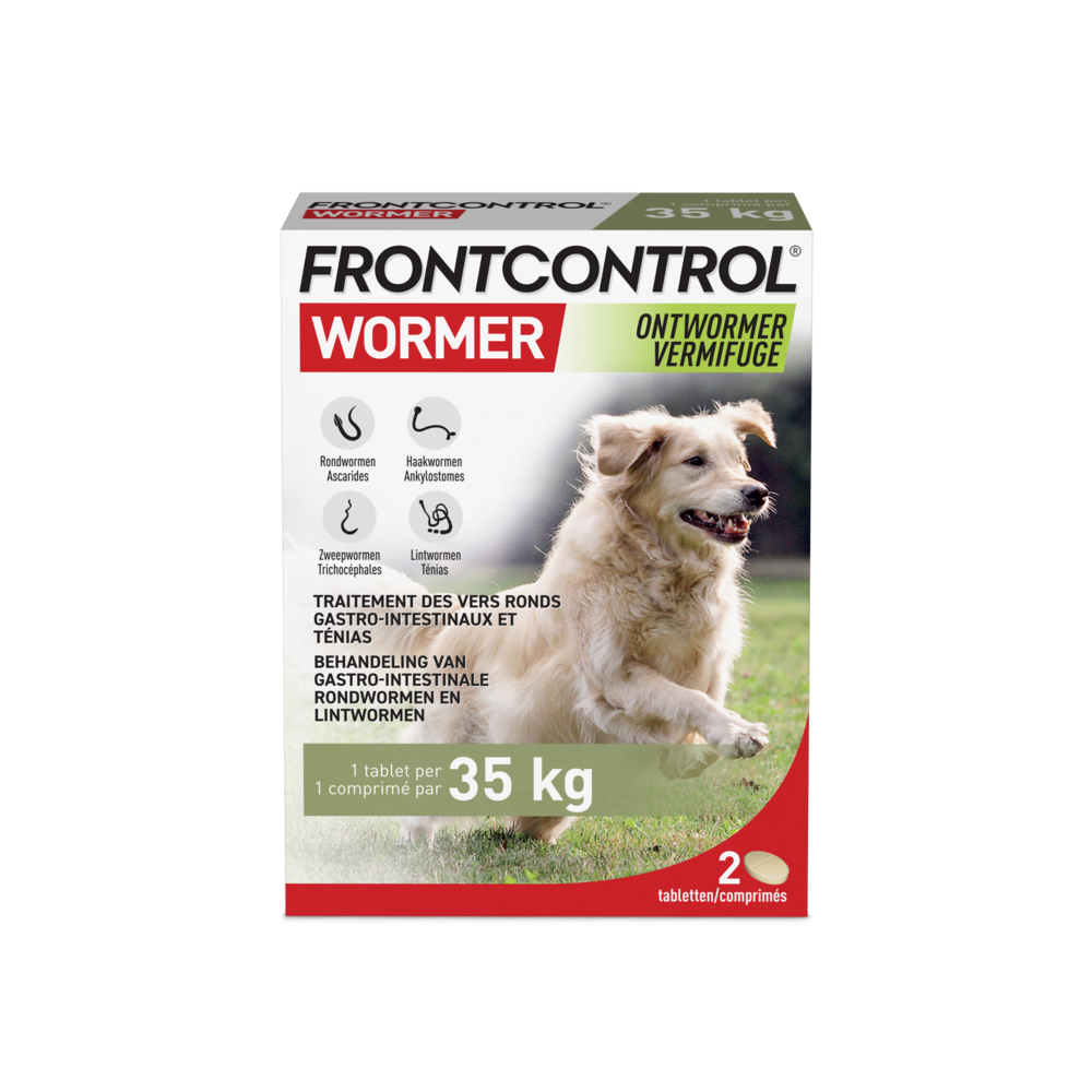 Frontcontrol Wormer XL Honden 2 Tabletten