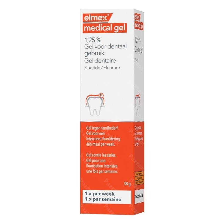 Elmex Medical Dentaal Gel 1,25% Tube 38g 