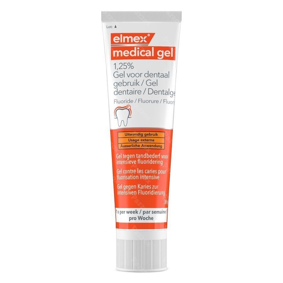 Elmex Medical Dentaal Gel 1,25% Tube 38g 