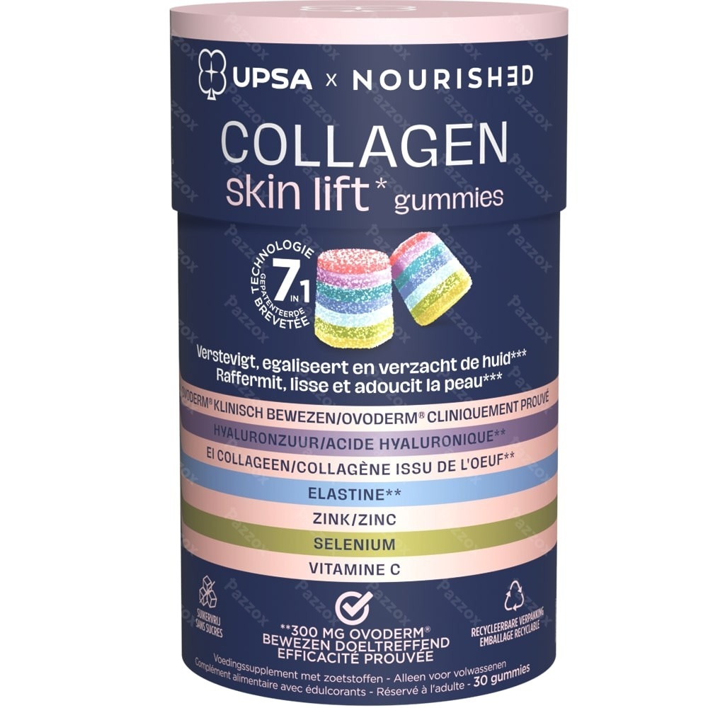 Upsa Nourished Collagen Skin Lift Gummies 30