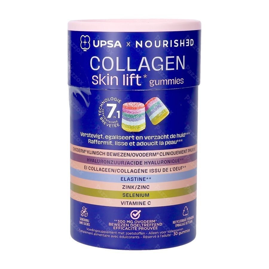 Upsa Nourished Collagen Skin Lift Gummies 30
