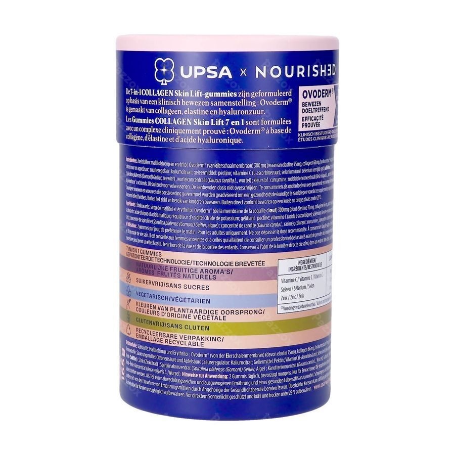 Upsa Nourished Collagen Skin Lift Gummies 30