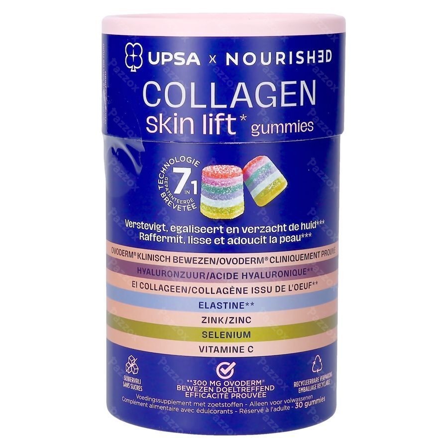 Upsa Nourished Collagen Skin Lift Gummies 30