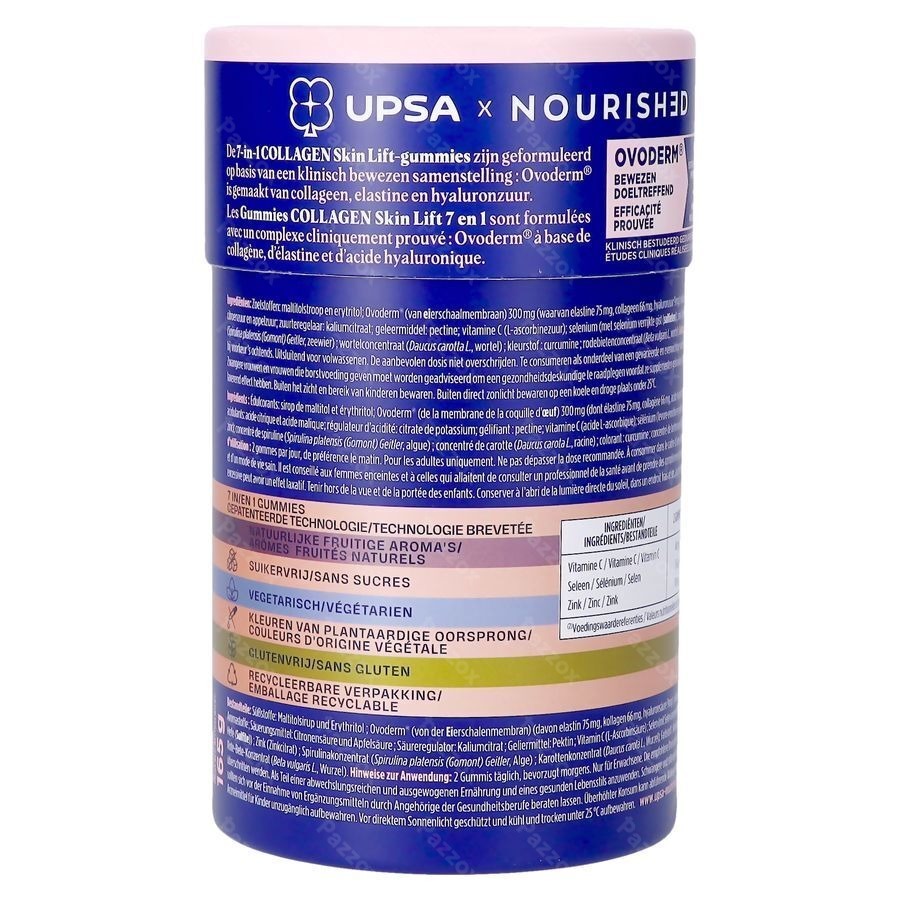 Upsa Nourished Collagen Skin Lift Gummies 30