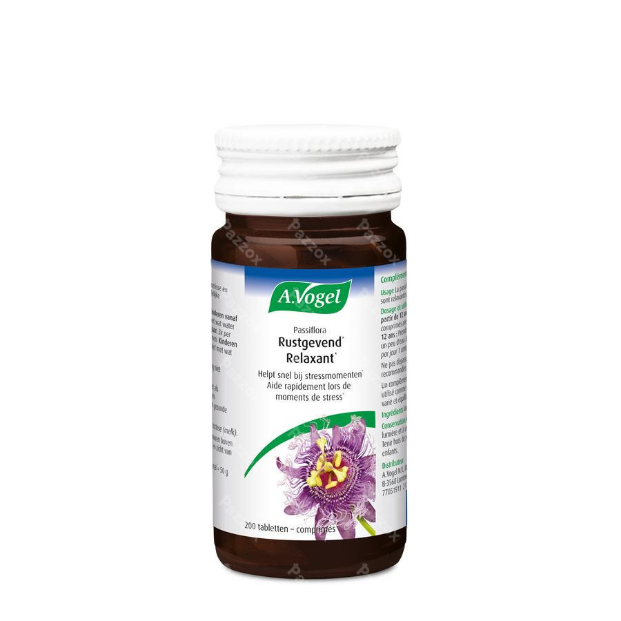 A.Vogel Passiflora Rustgevende Tabletten 200 stuks