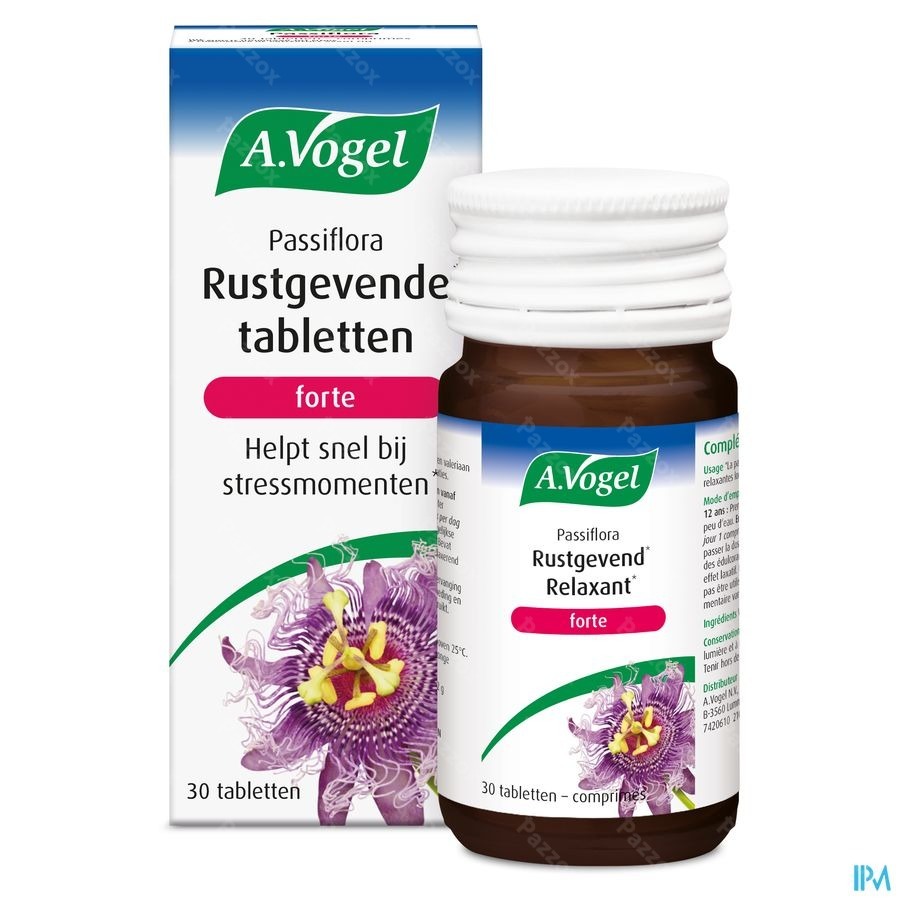 A.vogel Passiflora Rustgevende Tabl Forte 30