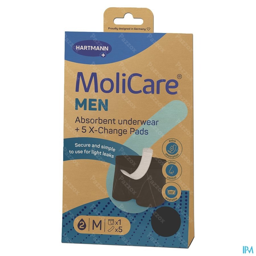 Molicare Absorberend Ondergoed +5 Pads Men M