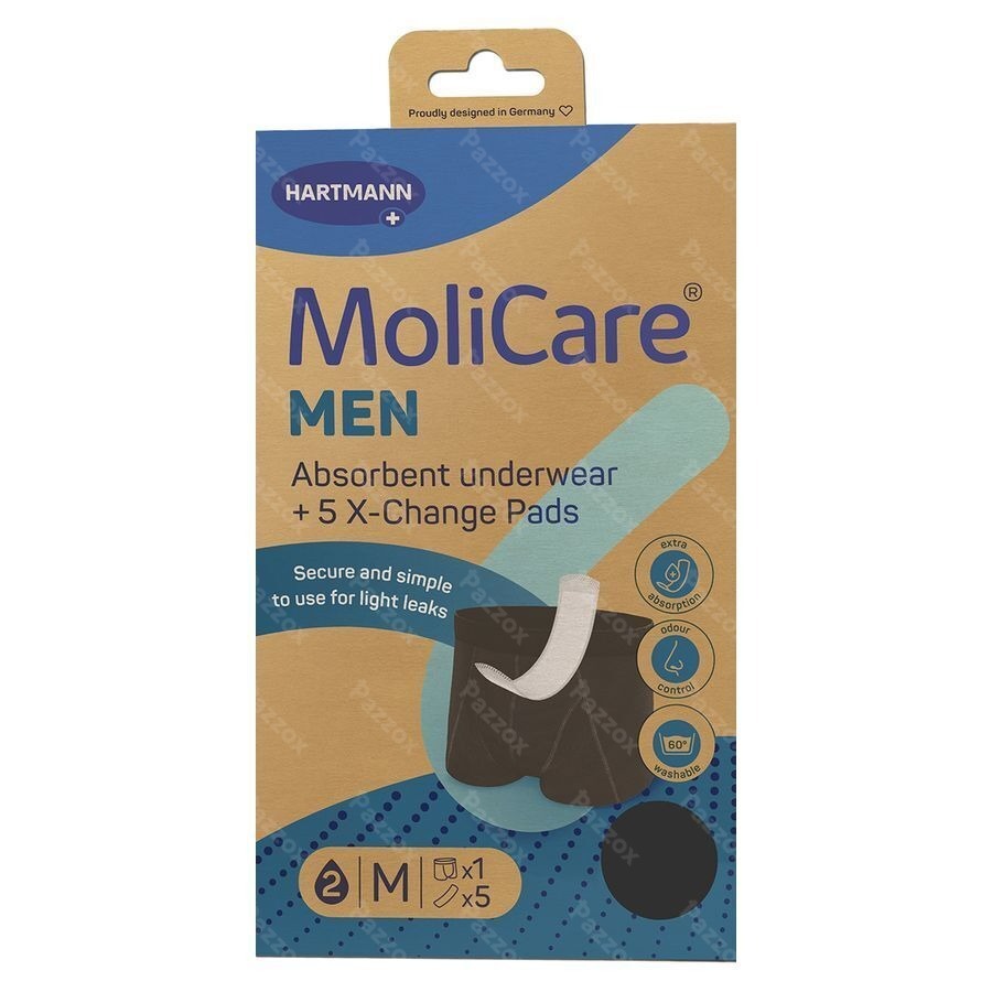 Molicare Absorberend Ondergoed +5 Pads Men M