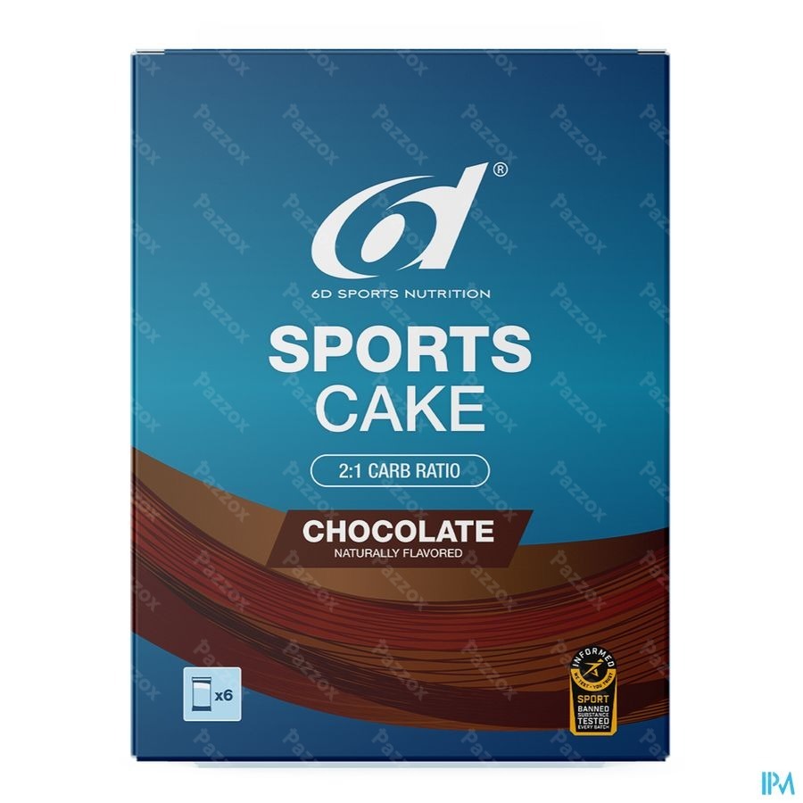 6d Sports Cake Chocolate 6x41g