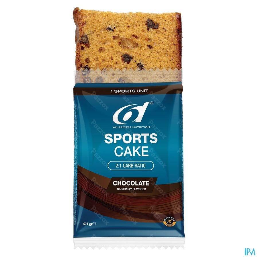6d Sports Cake Chocolate 6x41g
