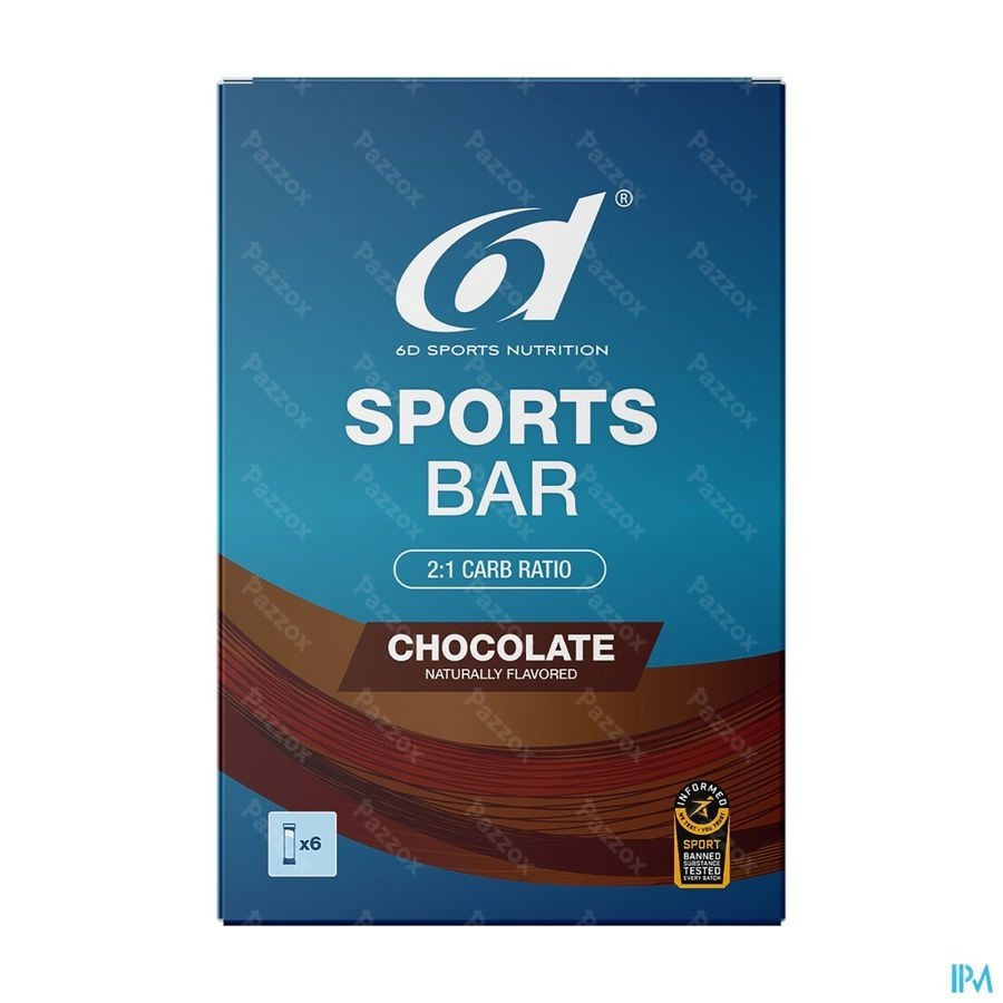 6d Sports Bar Chocolate 6x46g
