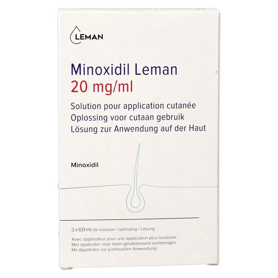 Minoxidil Leman 20mg/ml Opl Cutaan Gebruik 3x60ml