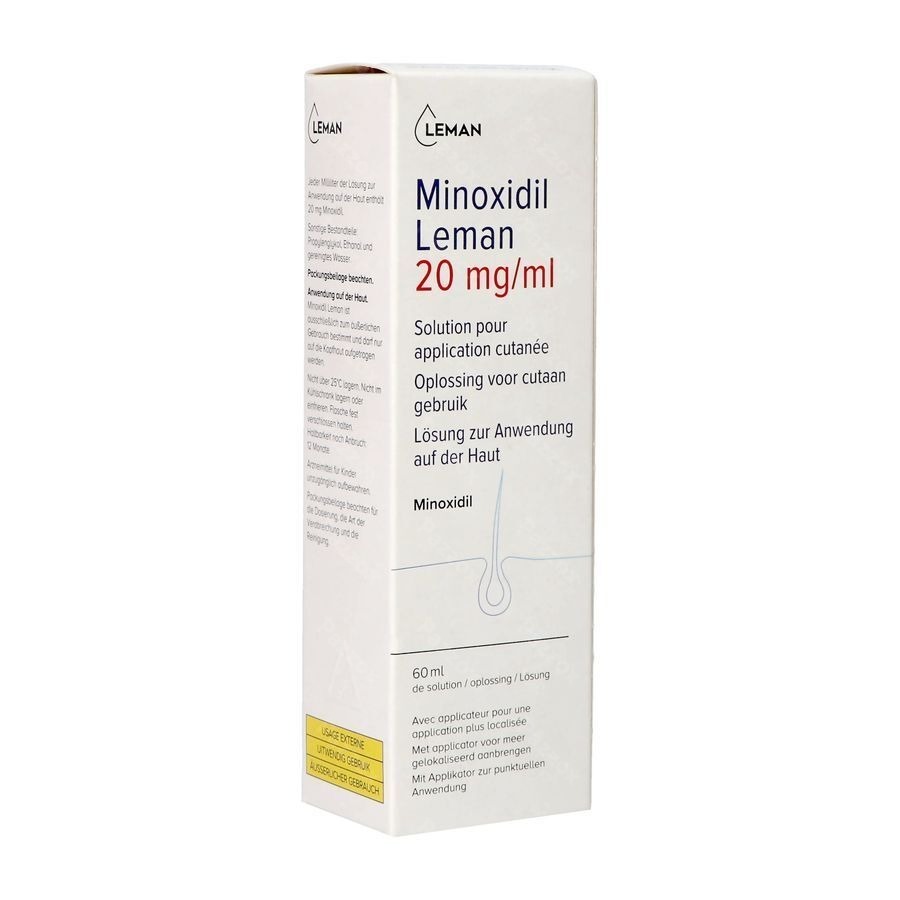 Minoxidil Leman 20mg/ml Opl Cutaan Gebruik 60ml