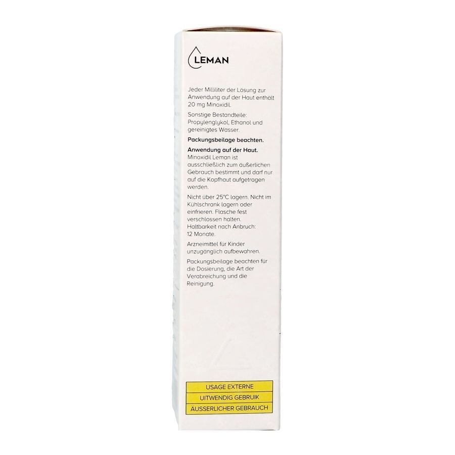 Minoxidil Leman 20mg/ml Opl Cutaan Gebruik 60ml