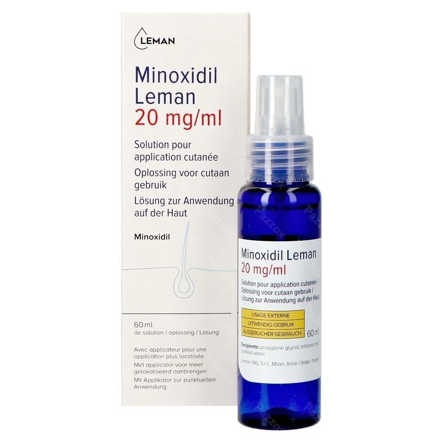 Minoxidil Leman 20mg/ml Opl Cutaan Gebruik 60ml