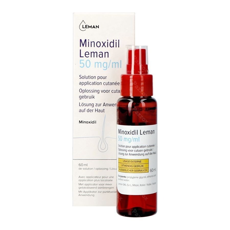 Minoxidil Leman 50mg/ml Opl Cutaan Gebruik 60ml