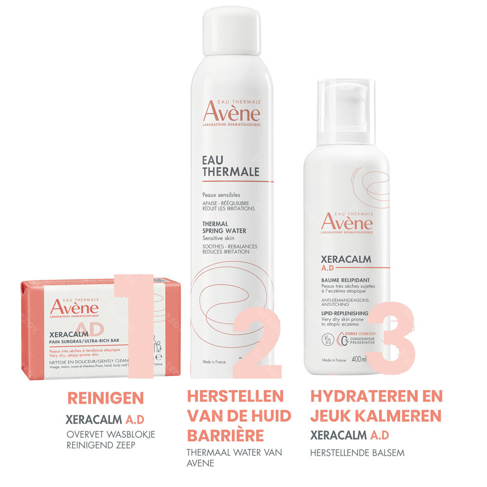 Avène XeraCalm A.D Reinigingsblokje, Droge huid met neiging tot atopie en jeuk 100g