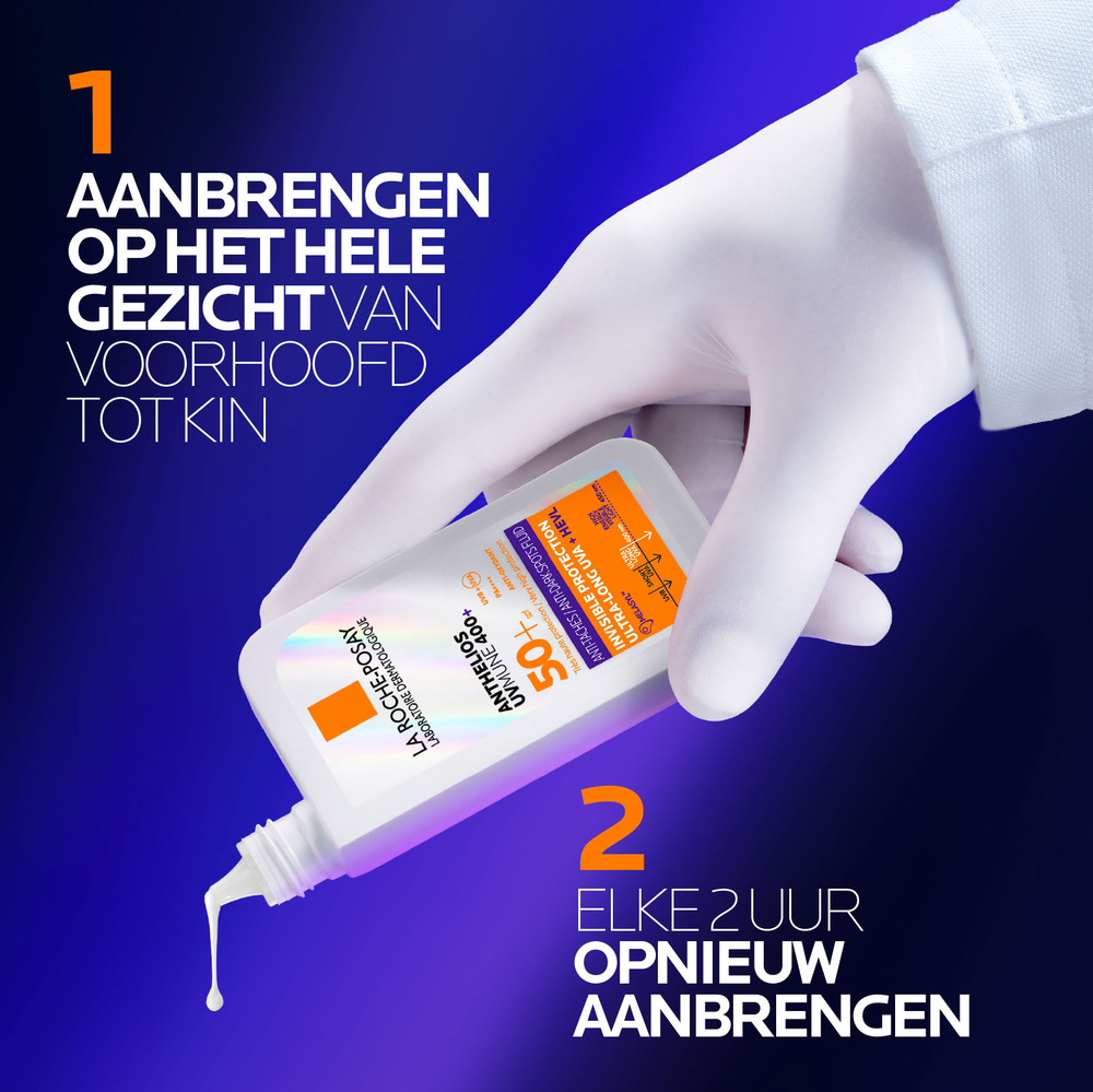 La Roche-Posay Anthelios UVMUNE 400 Anti-Pigmentvlekken Onzichtbare Zonnebrand Fluïde SPF50+ 50ml