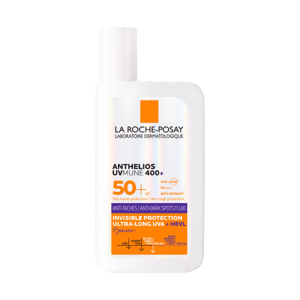 La Roche-Posay Anthelios UVMUNE 400 Anti-Pigmentvlekken Onzichtbare Zonnebrand Fluïde SPF50+ 50ml