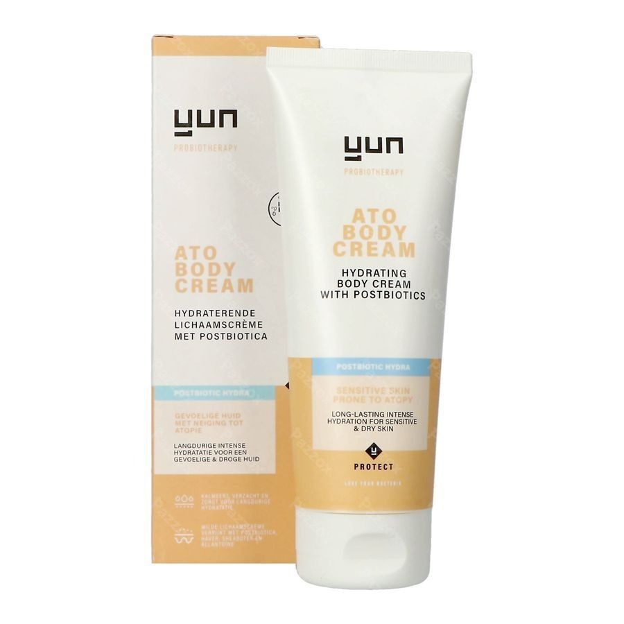 Yun Ato Postbiotic Hydraterende Lichaamscrème Zonder Parfum 200ml