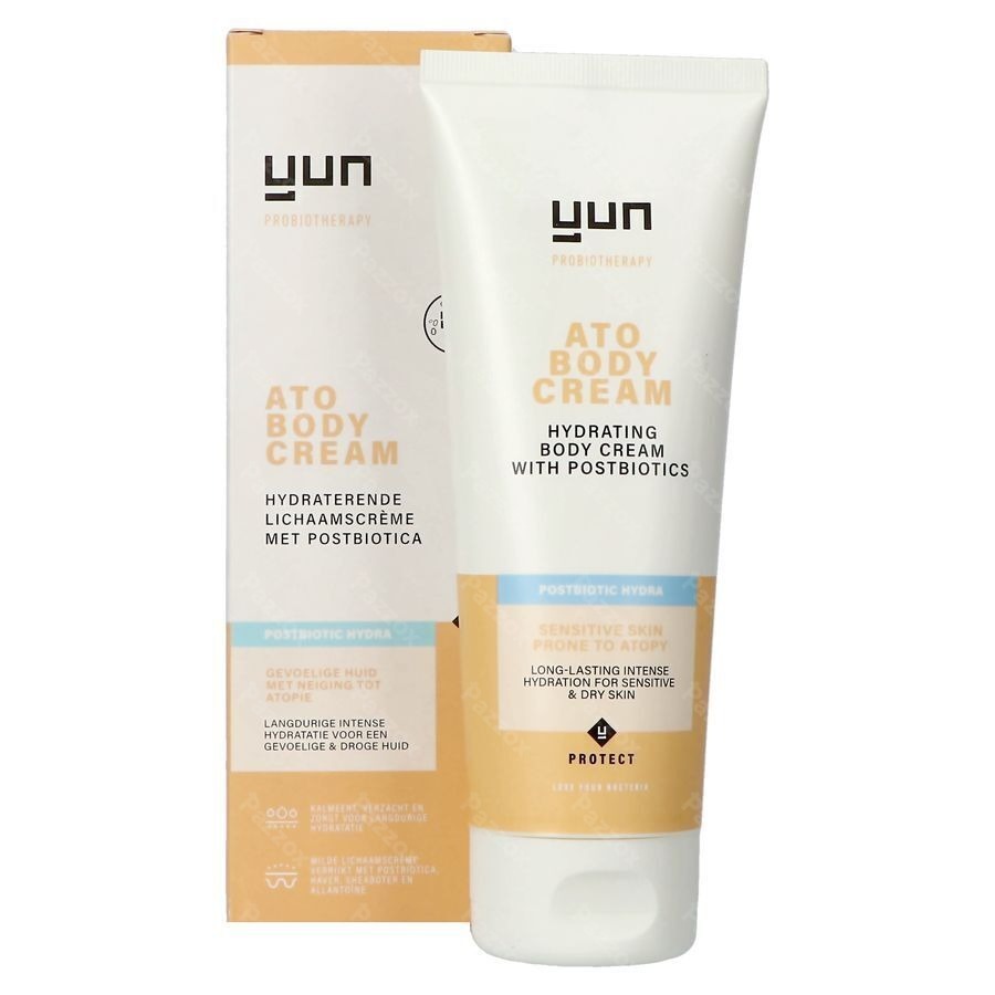 Yun Ato Postbiotic Hydraterende Lichaamscrème Zonder Parfum 200ml