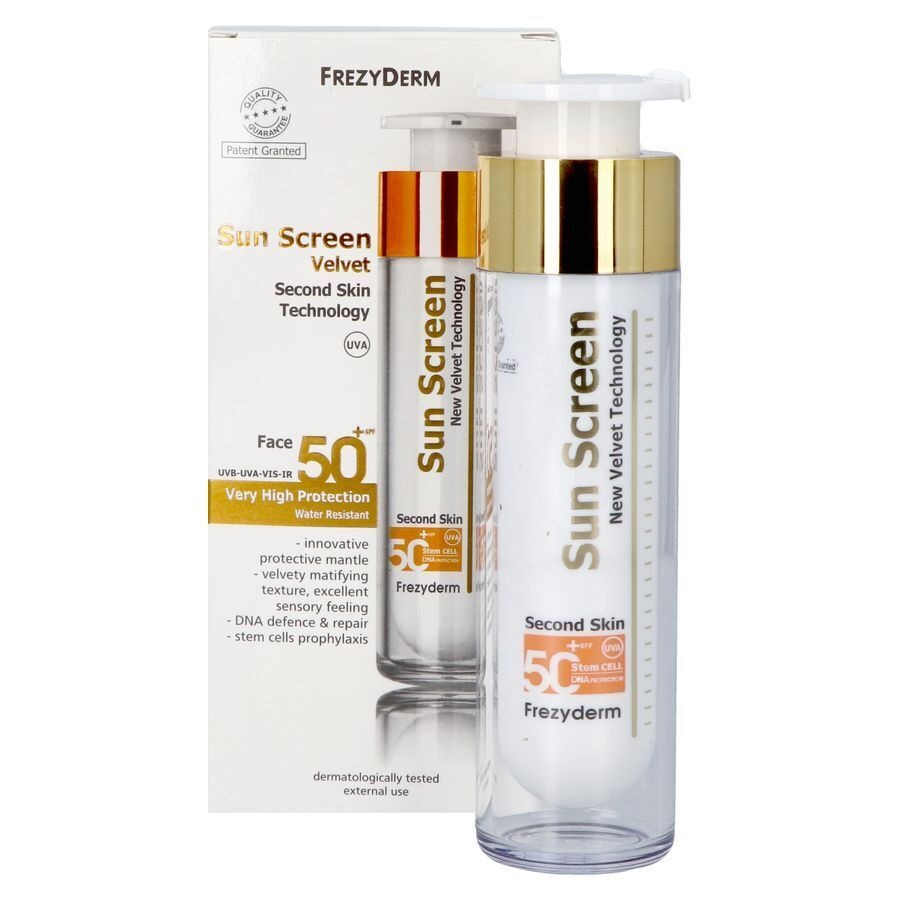 Frezyderm Velvet Gezicht Zonnecrème SPF50+ 50ml