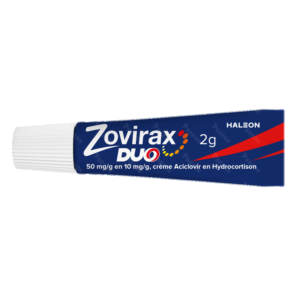 Zovirax Duo 50 mg/g en 10 mg/g crème