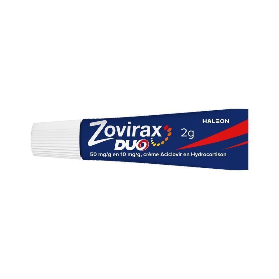 Zovirax Duo 50 mg/g en 10 mg/g crème
